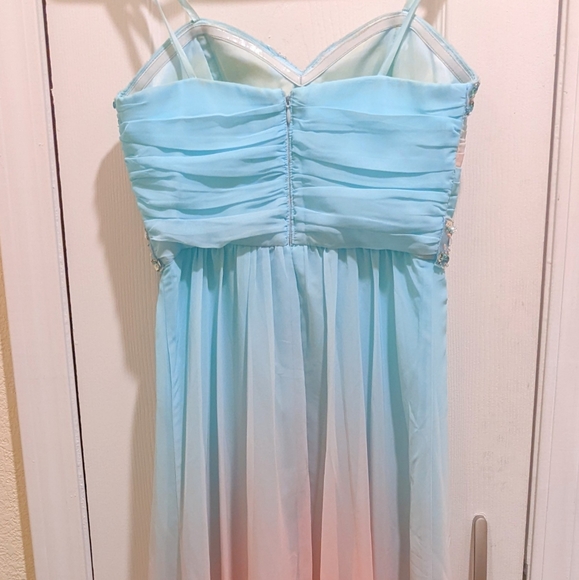 Blondie Nites by Stacy Sklar strapless formal gown-size 1 - Picture 2 of 3